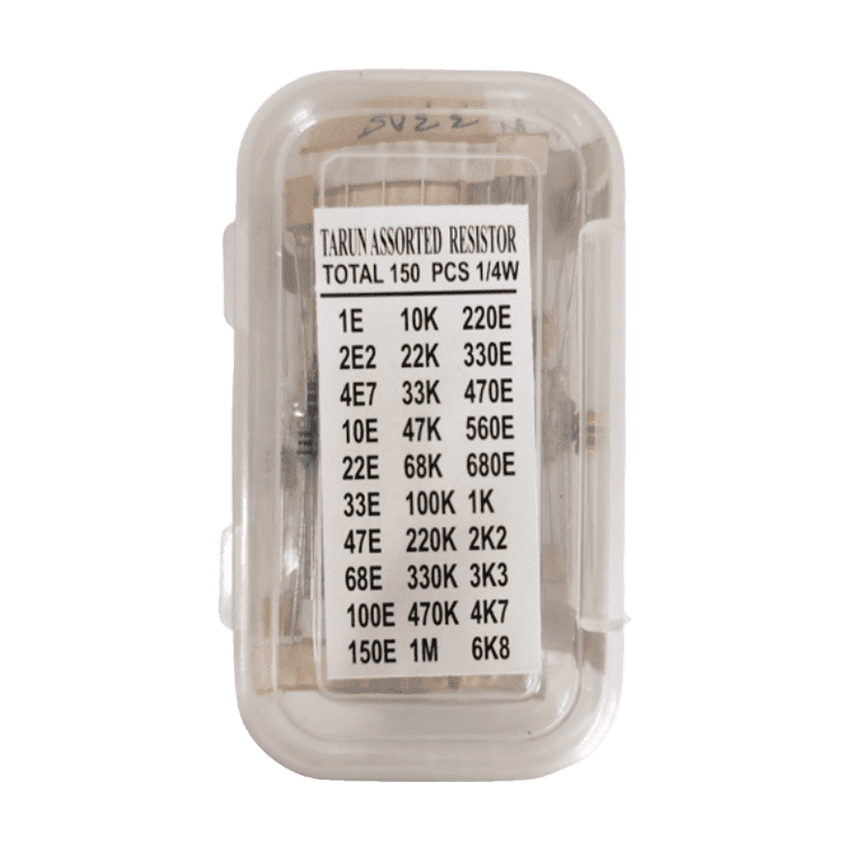 Resistor Starter Assortment – 220Ω, 330Ω, 1kΩ, 10kΩ