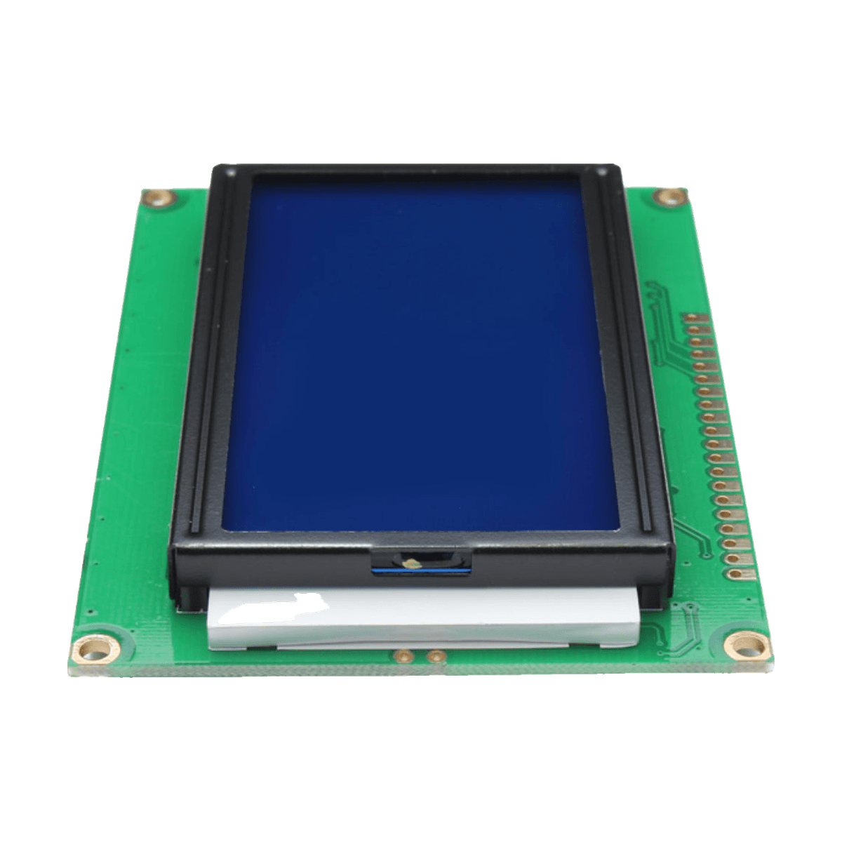 128×64 Dots LCD Graphic Display Module with Blue Backlight
