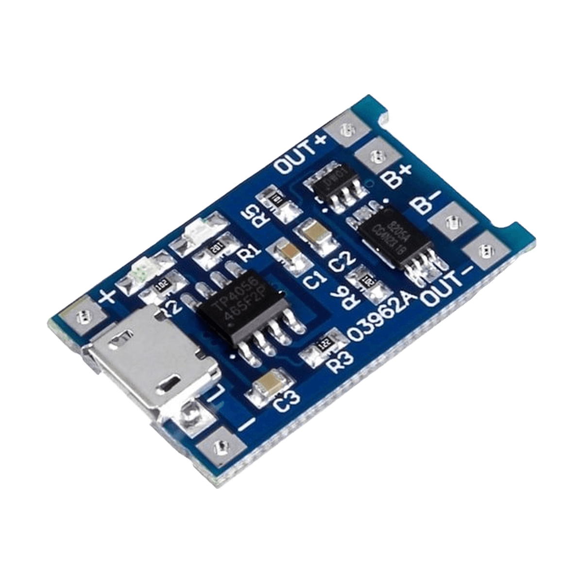 TP4056 Lithium Battery Charger and Protection Module